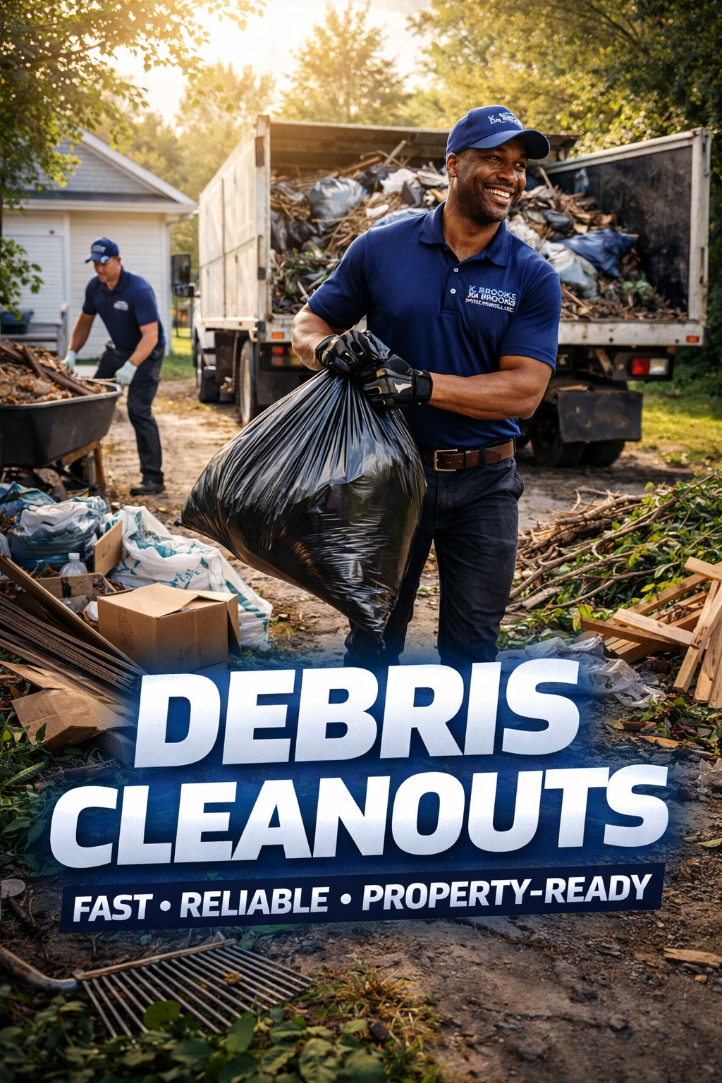 Debris cleanouts in Woodbridge VA — yard debris, storm debris, construction debris removal