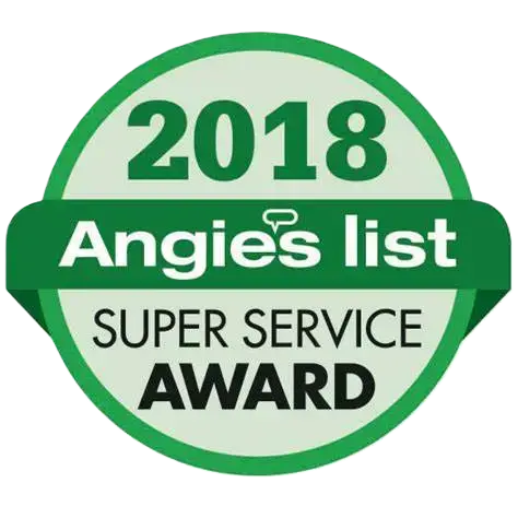 Angi listed junk removal company badge